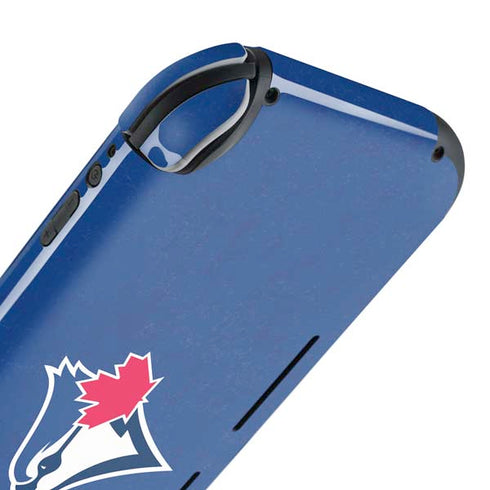 MLB Toronto Blue Jays Solid Distressed Nintendo Switch Lite Skin